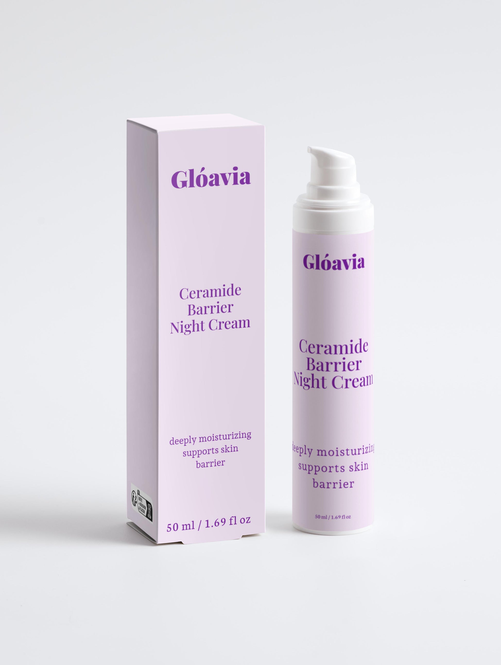 Ceramide Barrier Night Cream – Deep Repair & Hydration Overnight | Glóavia