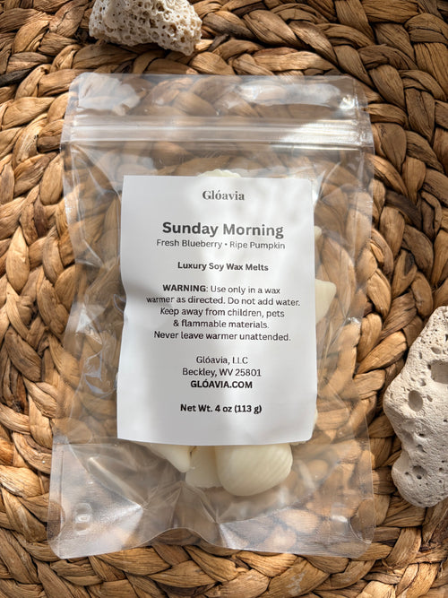 Sunday Morning | Wax Melts | Warm pumpkin, fresh blueberries