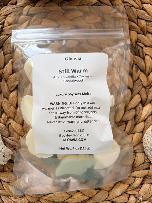 Still Warm | Wax Melts | African Vanilla, Coconut, Sandalwood, White Florals